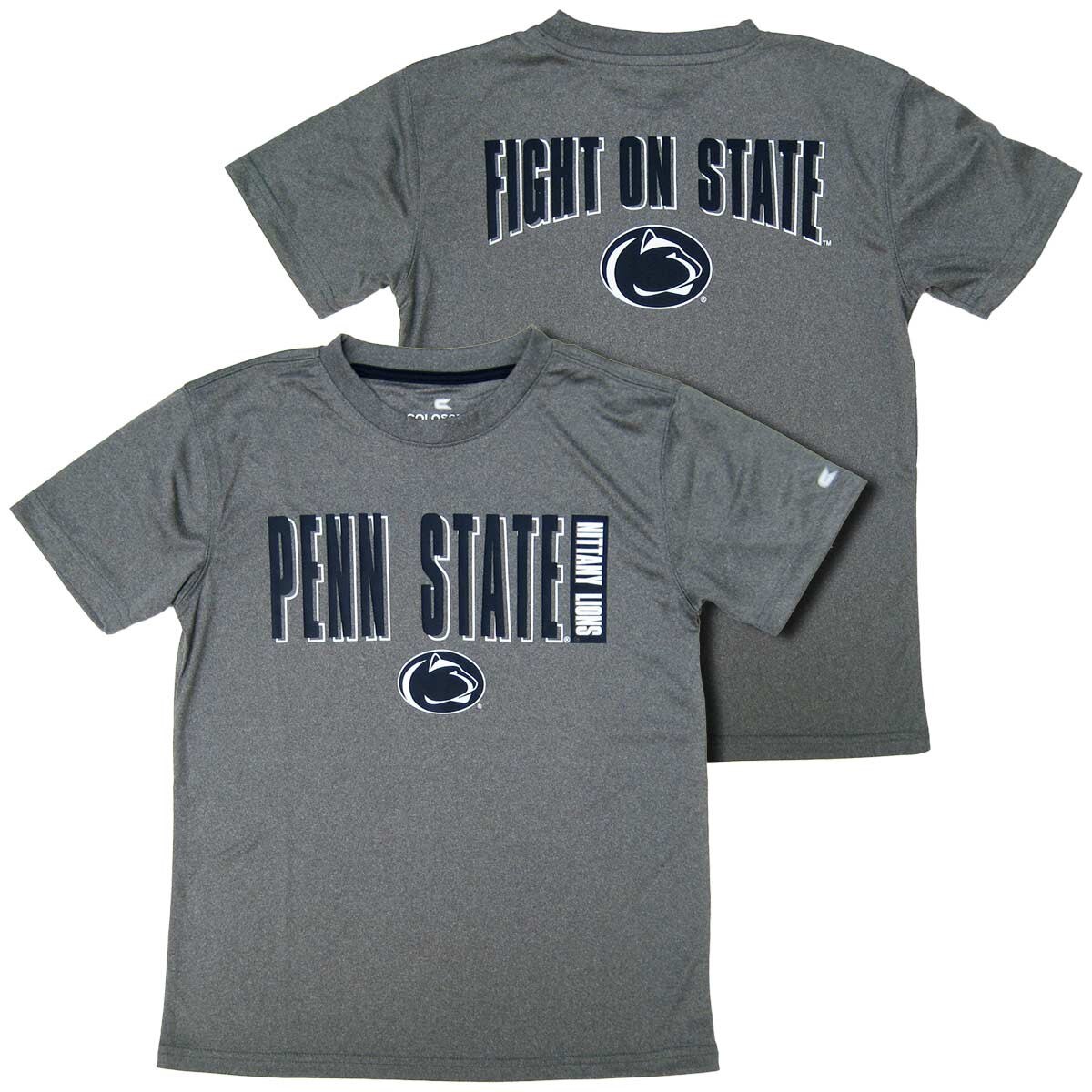 charcoal youth performance t-shirt Penn State Nittany Lions